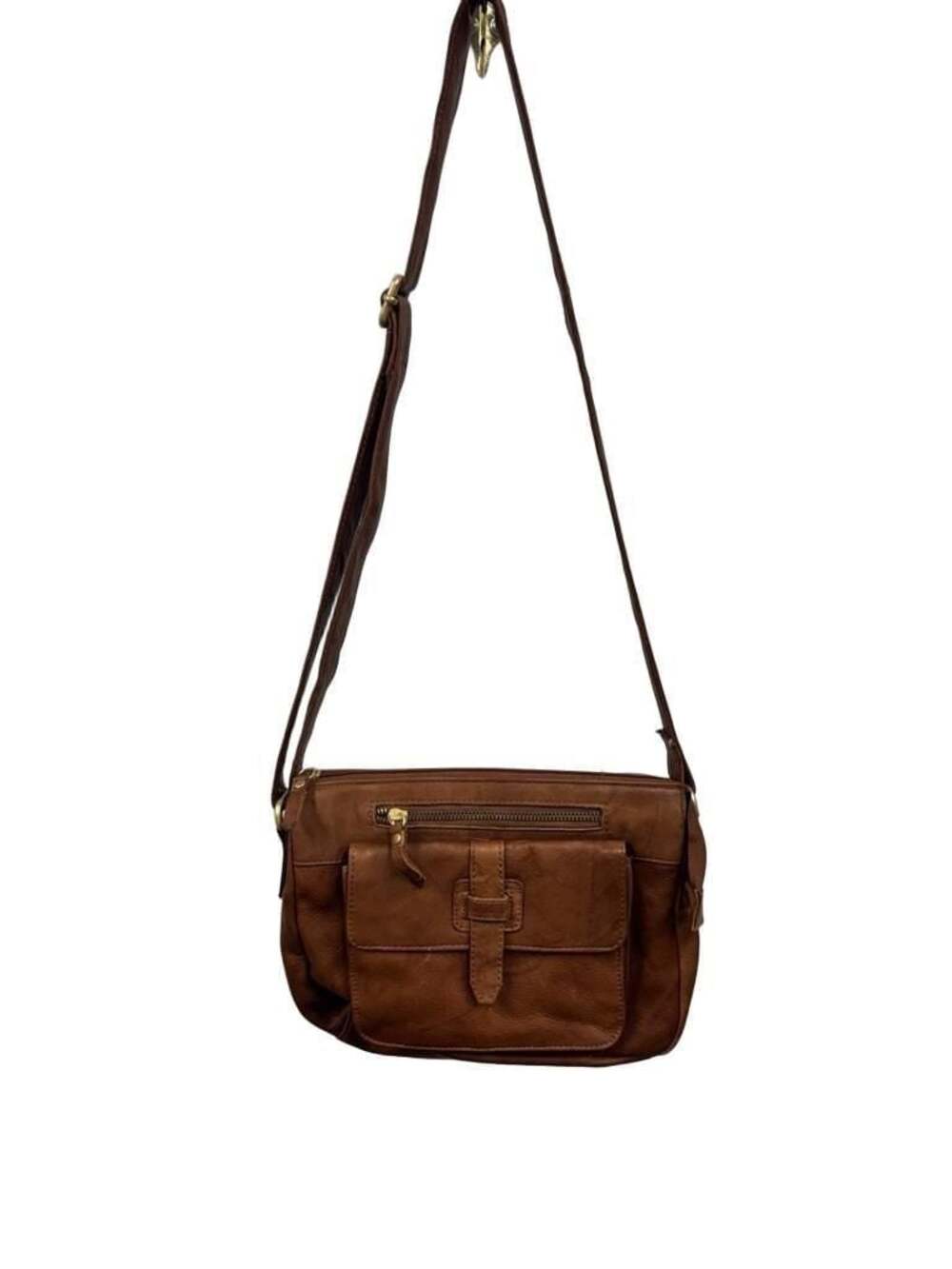 Great American Leatherworks Brown Leather Crossbody Bag